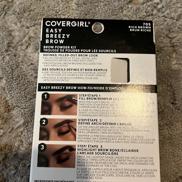 NWT Covergirl Brow Powder Kit 705 Rich Brown - Picture 7 of 8
